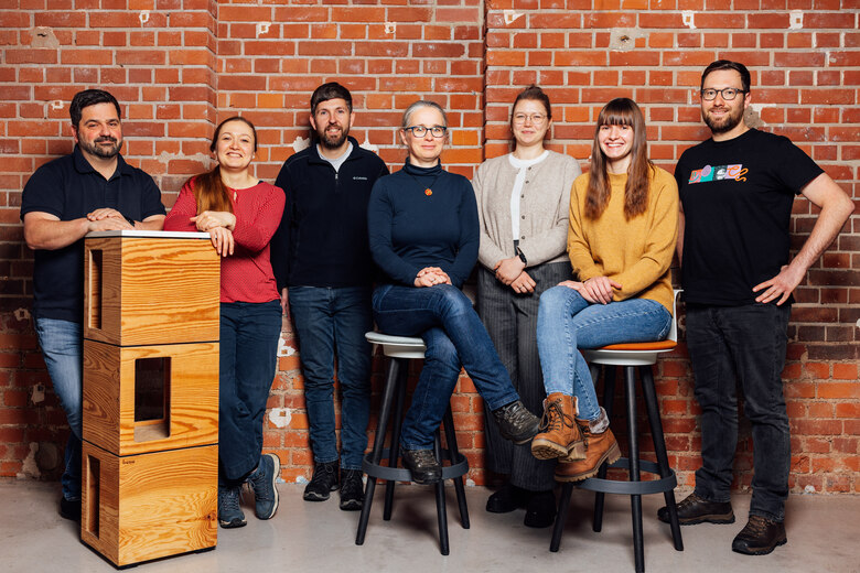 Geschäftsführung und Mitarbeitende des landwirtschaftlichen Beratungsunternehmens AgUmenda aus Leipzig