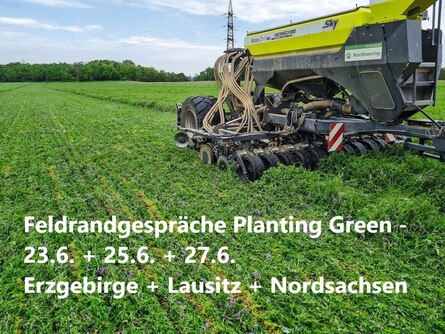Planting Green Walzen und Einsaat gleichzeitig