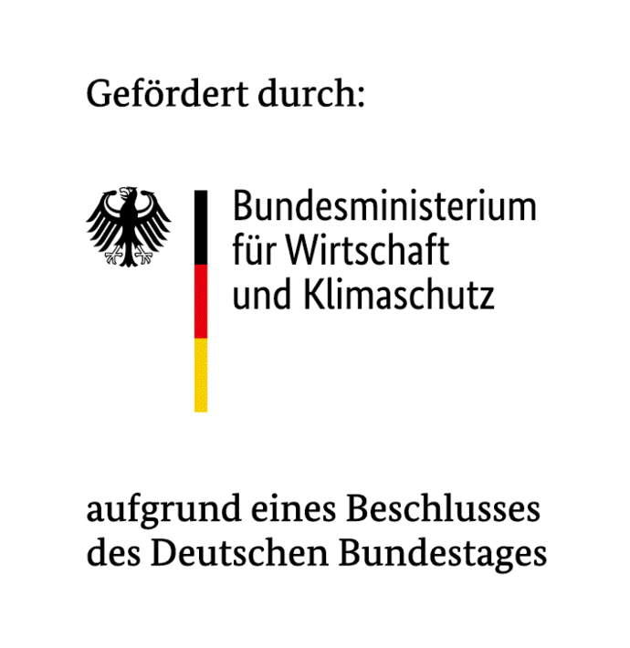 Logo - gefördert durch Bundesministerium für Wirtschaft und Klimaschutz