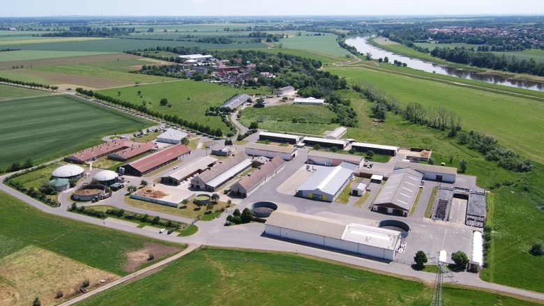 Luftbild Tierhaltung Köllitsch