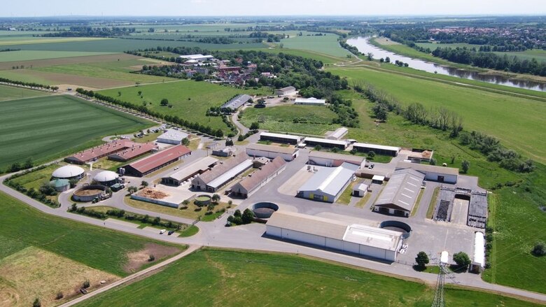 Luftbild Tierhaltung Köllitsch