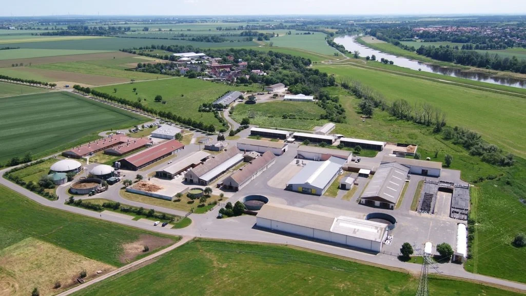 Luftbild Tierhaltung Köllitsch