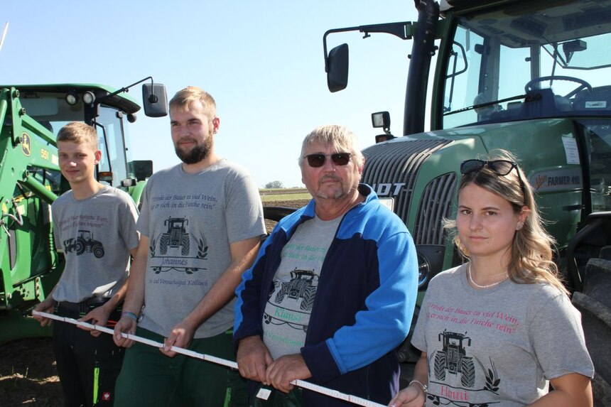 Pflügerteam Krumme Furche des LVG Köllitsch