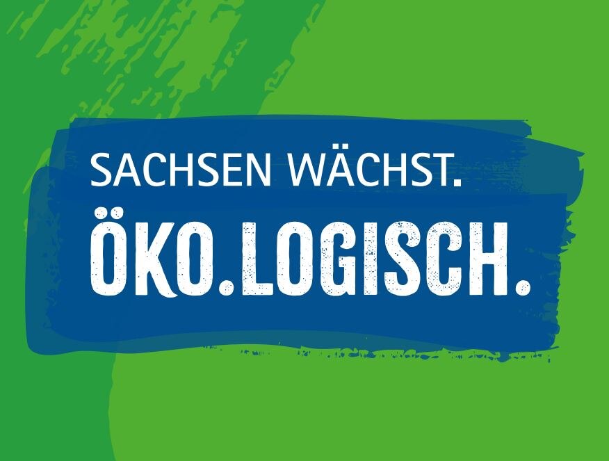 Slogan der Ökofeldtage 2025 - Sachsen wächst ökologisch