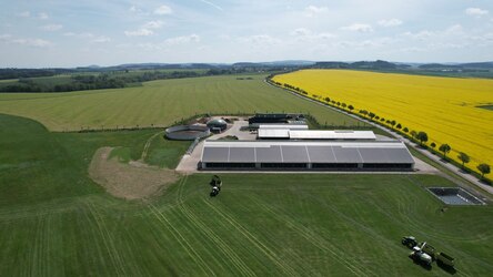 Luftbild Landwirtschaftsbetrieb