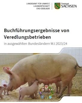 Zuchtsau mit Ferkeln