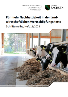 Das Bild zeigt eine Reihe Kühe im Stall
