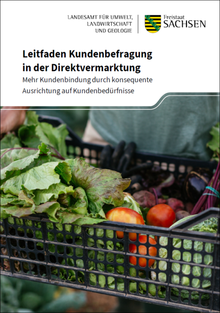 Titelbild des Leitfaden »Kundenbefragung in der Direktvermarktung«