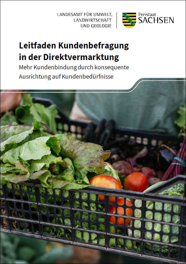 Titelbild des Leitfaden »Kundenbefragung in der Direktvermarktung«